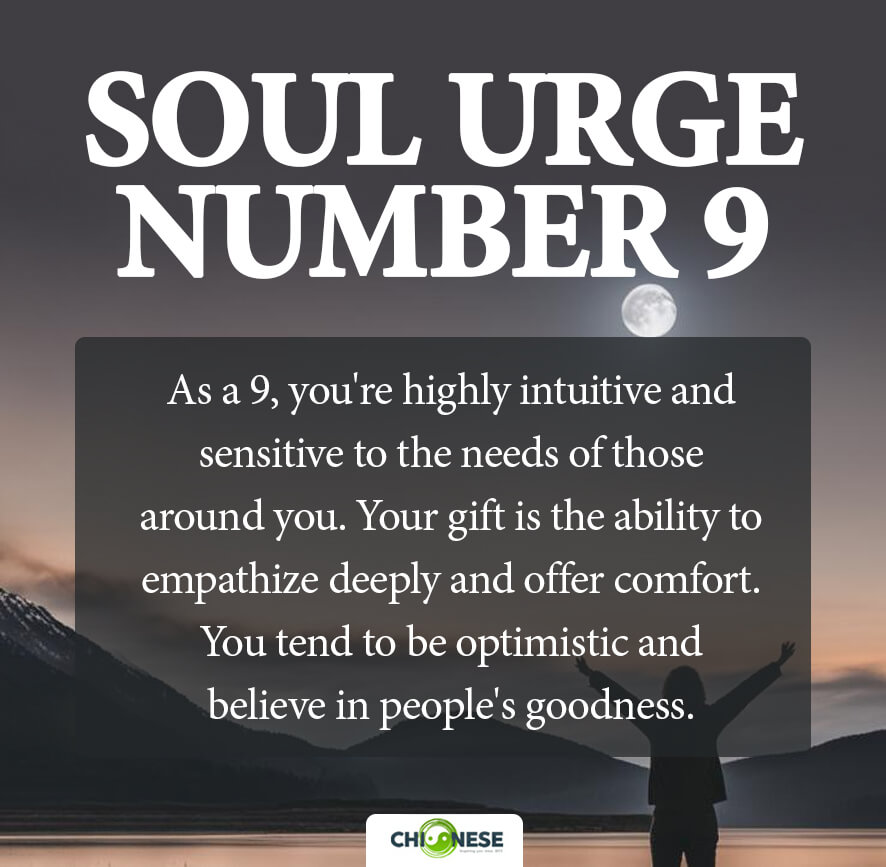 soul urge number 9