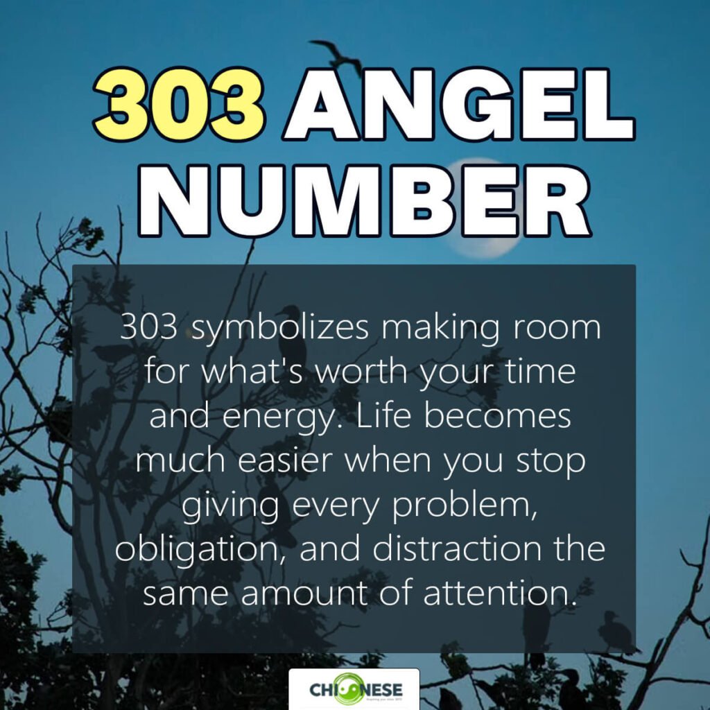 303 angel number