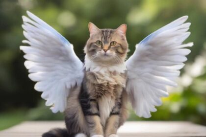 cat with wings