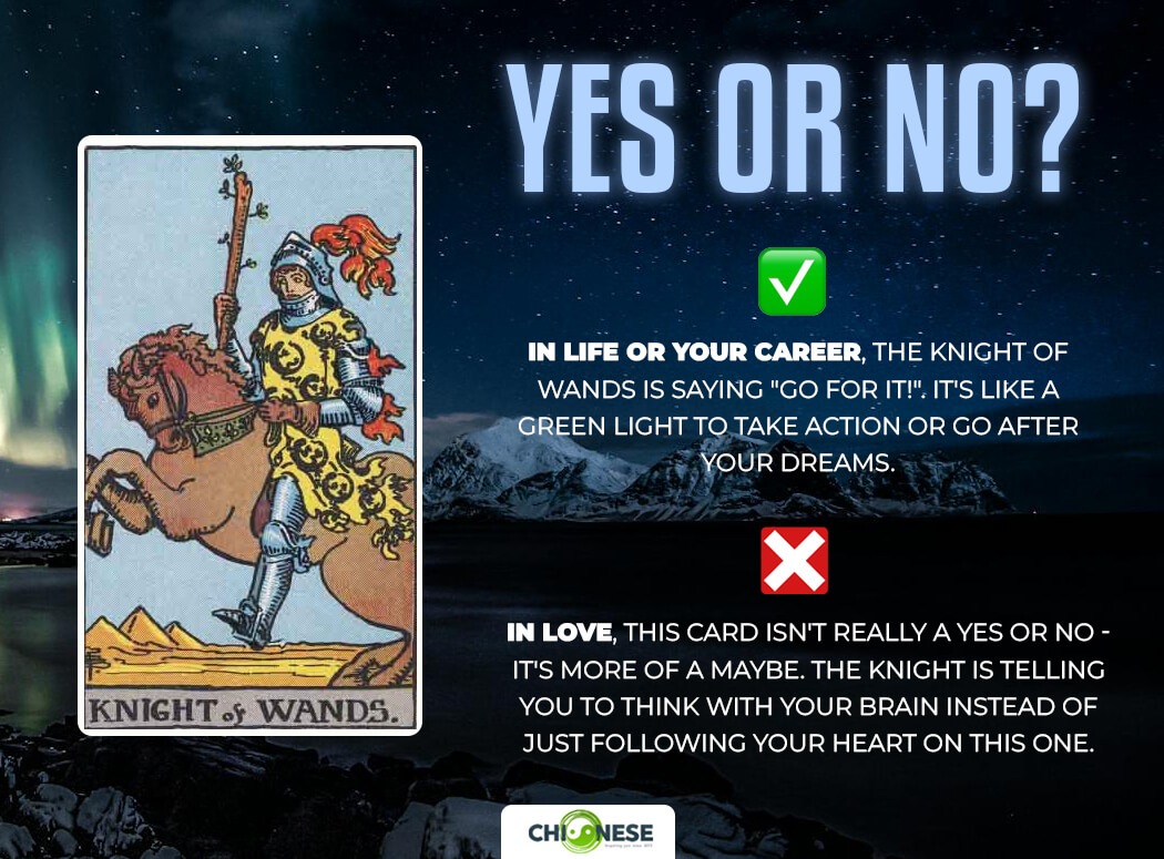knight of wands yes or no