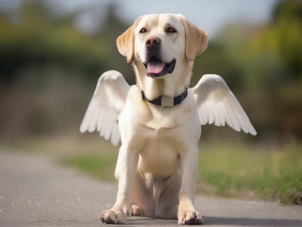 dog with wings