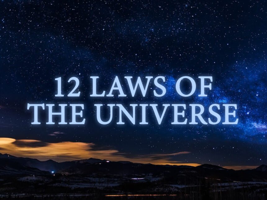 12 laws of the universe