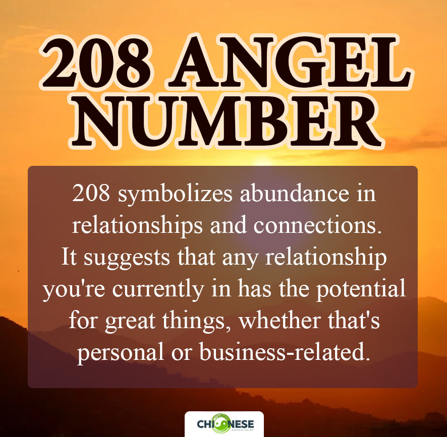 208 angel number