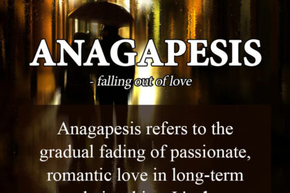 anagapesis meaning