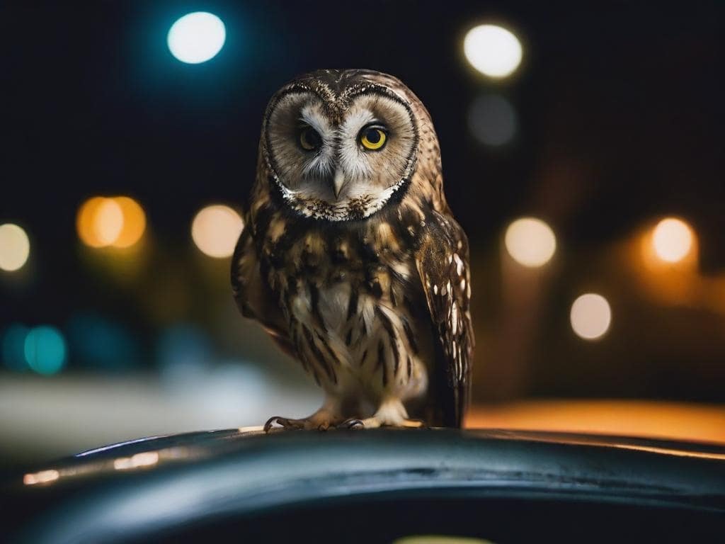 hitting owl with a car spiritual meaning