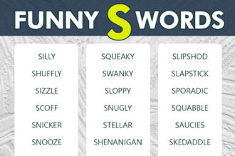 funny words that start with s