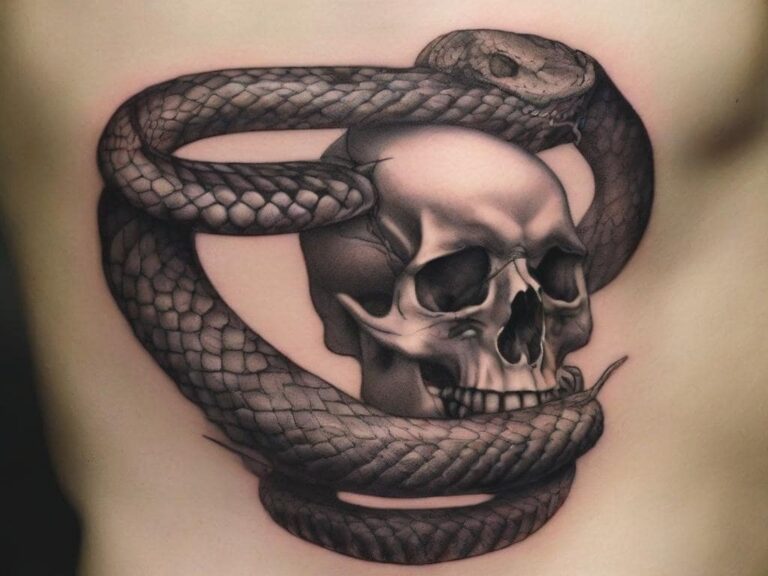 Skull And Snake Tattoos: Spiritual Meaning And Symbolism