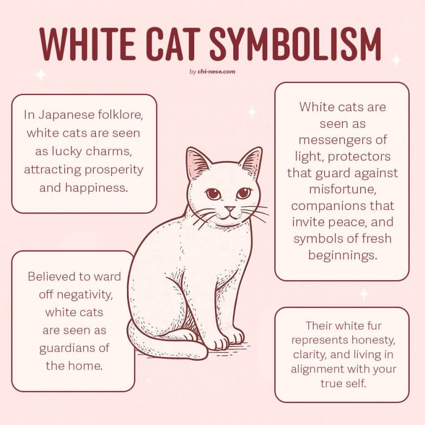 white cat symbolism