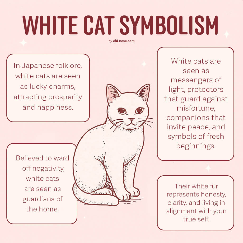 white cat symbolism