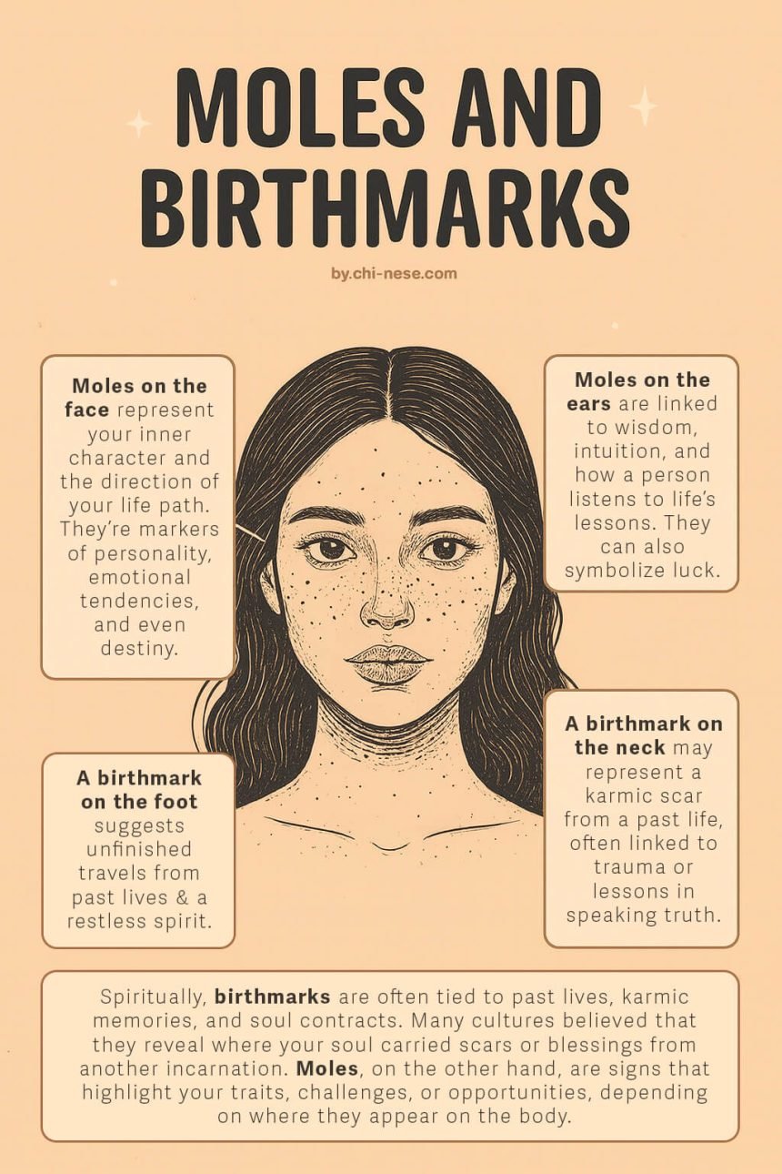 moles on body meaning