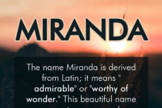 miranda name meaning