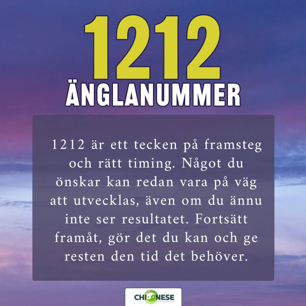 1212 betydelse