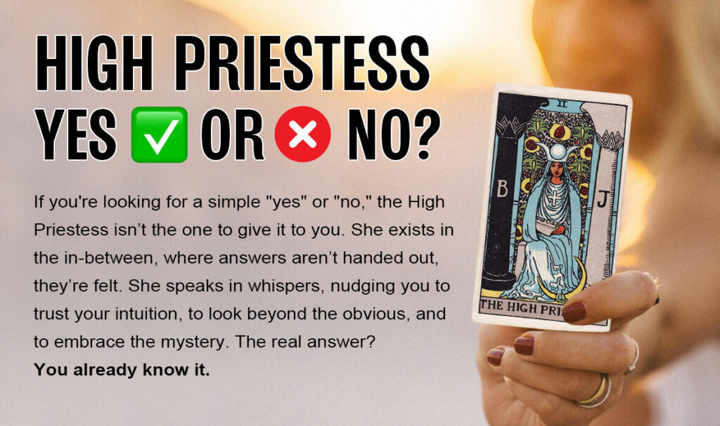 high priestess yes or no