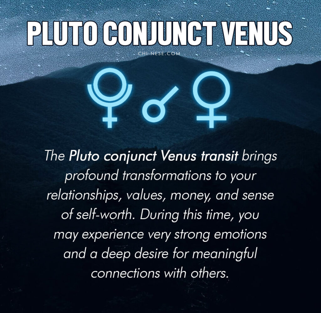 Pluto conjunct Venus