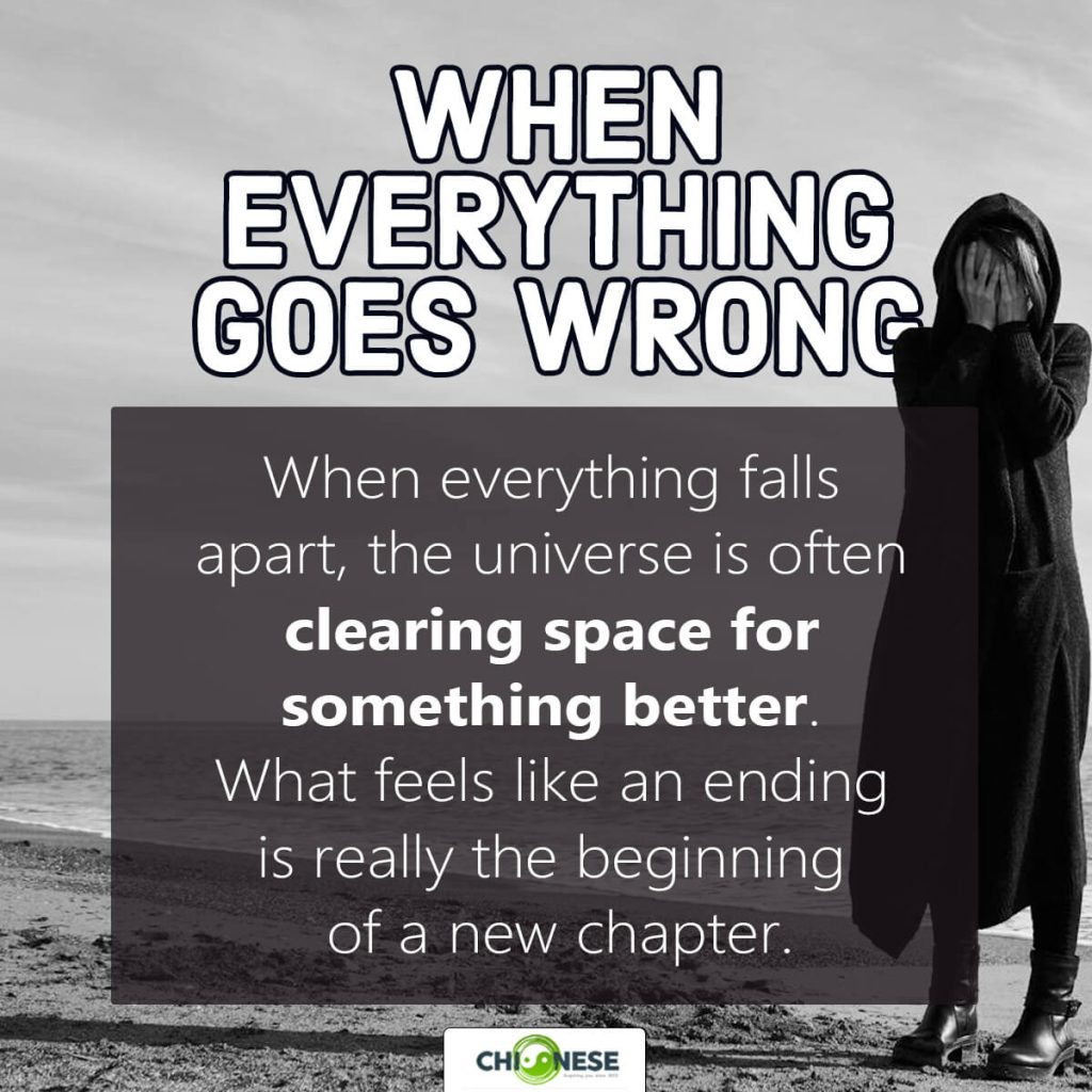 when everything goes wrong spiritual meaning