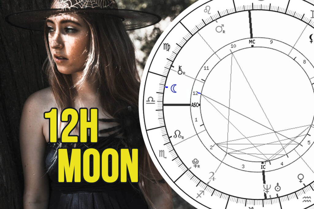 moon in 12th house