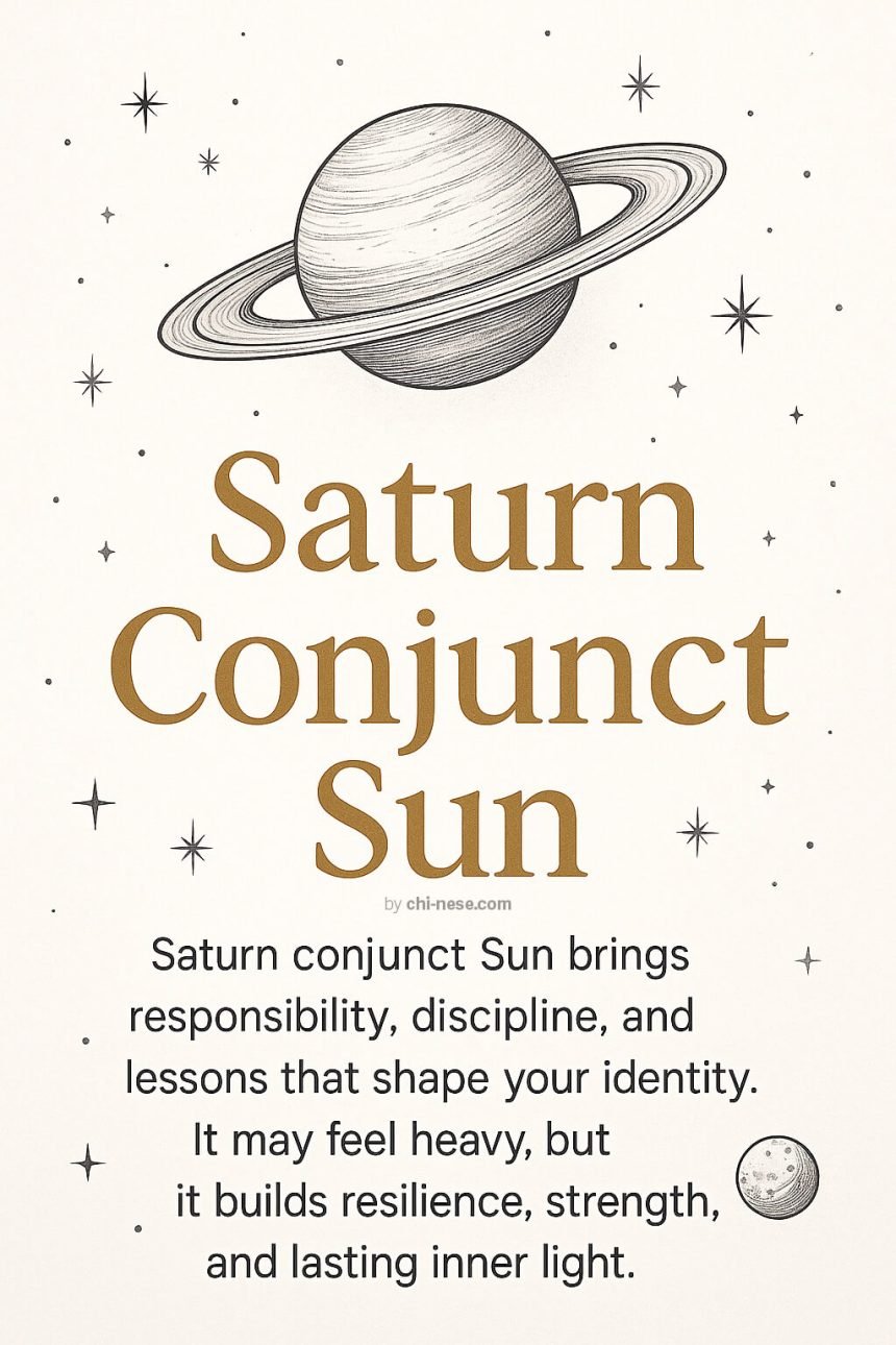 saturn conjunct sun