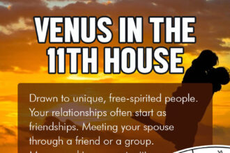 venus in 11th house