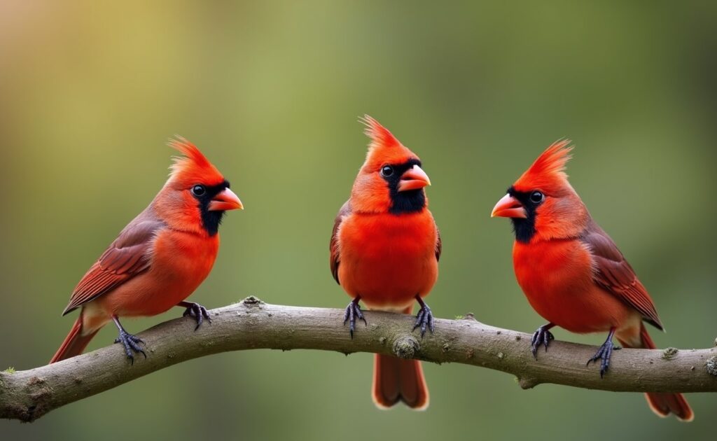 3 red cardinals spiritual meaning
