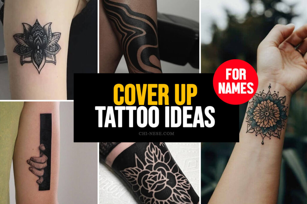 cover up tattoo ideas for names