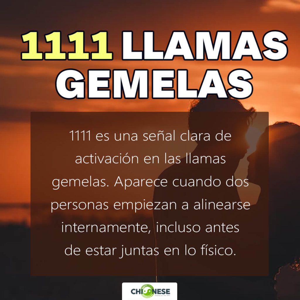 1111 llamas gemelas