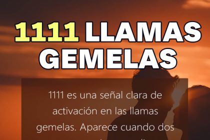 1111 llamas gemelas