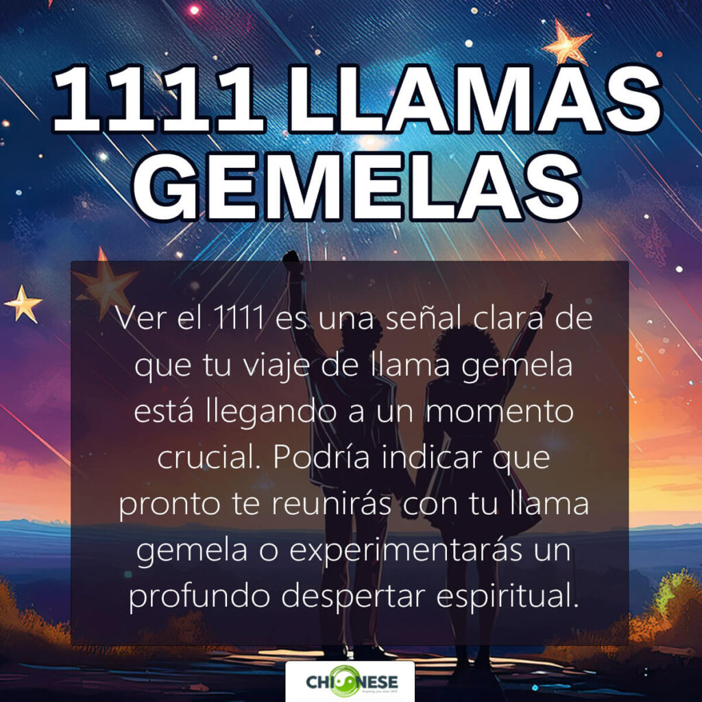 1111 llamas gemelas