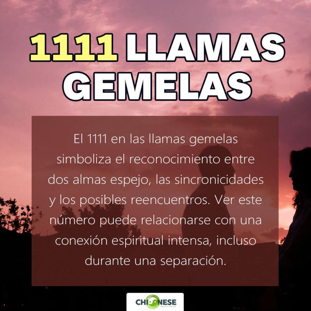 1111 llamas gemelas