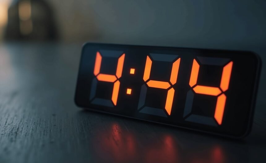 4:44 na hodinách
