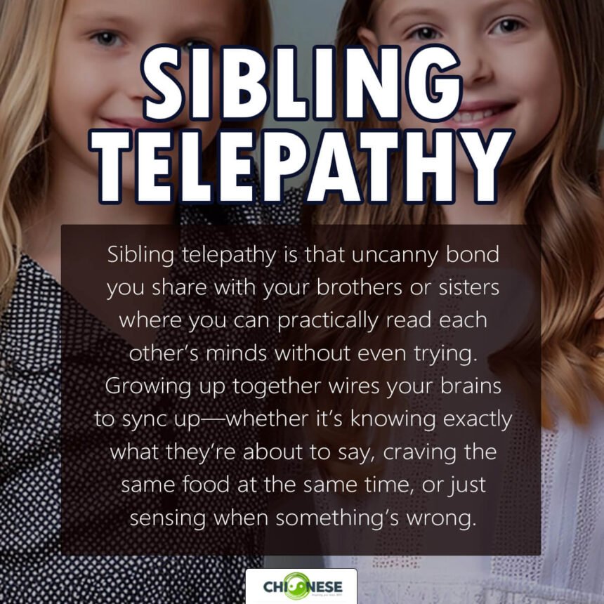 sibling telepathy