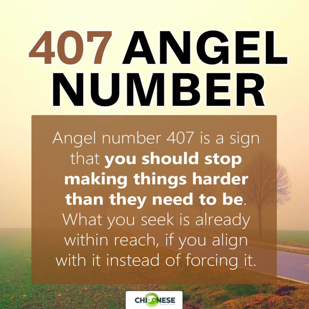 407 angel number