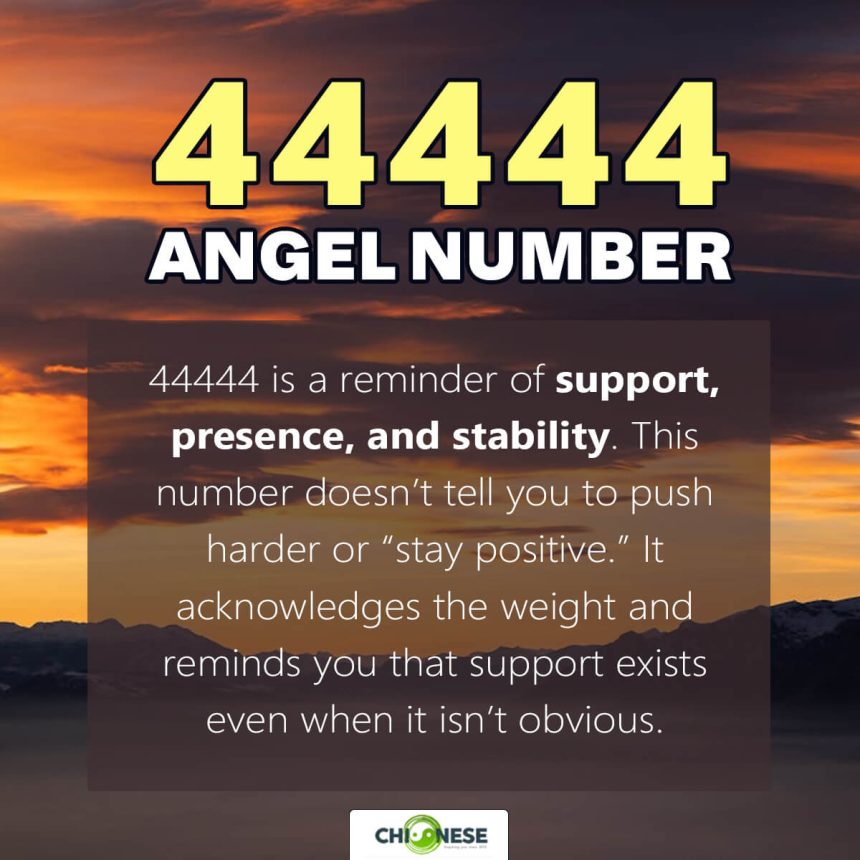 44444 angel number meaning