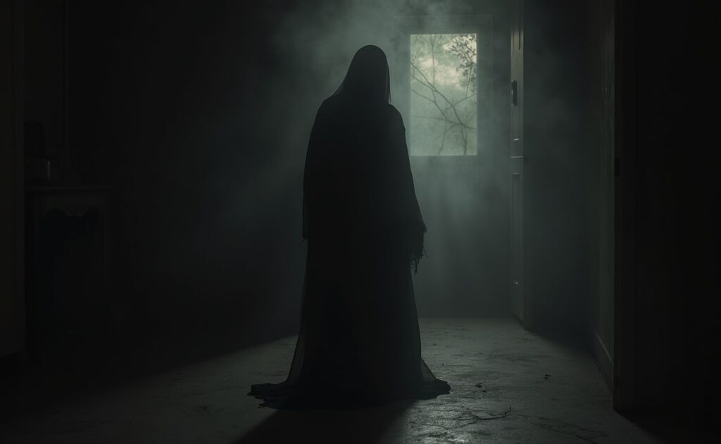 dark shadow in a dream