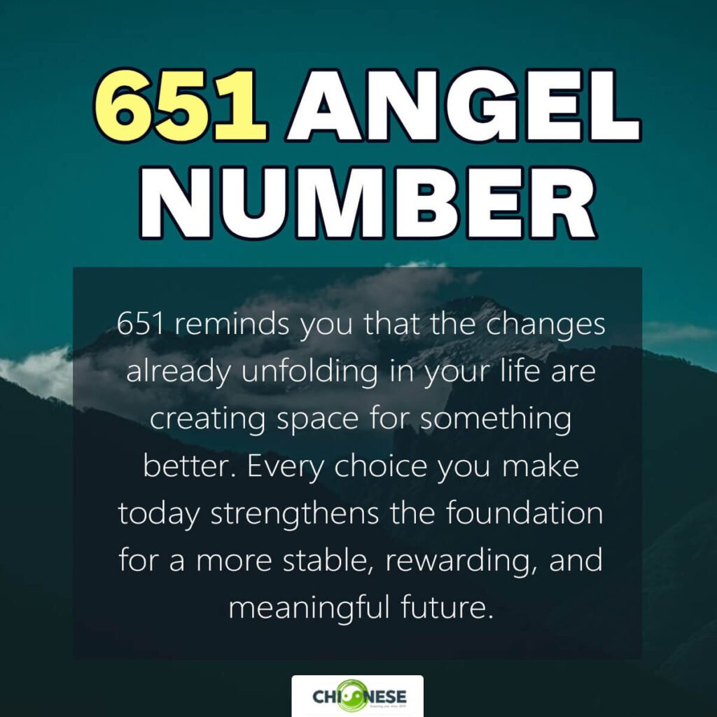 651 angel number