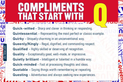 compliments that start with q