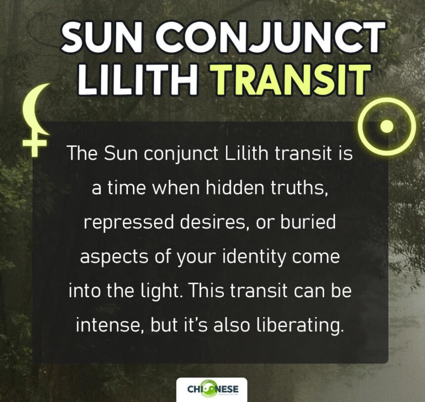 sun conjunct lilith transit