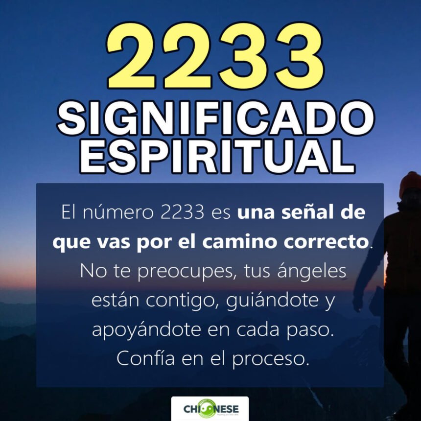 2233 significado espiritual