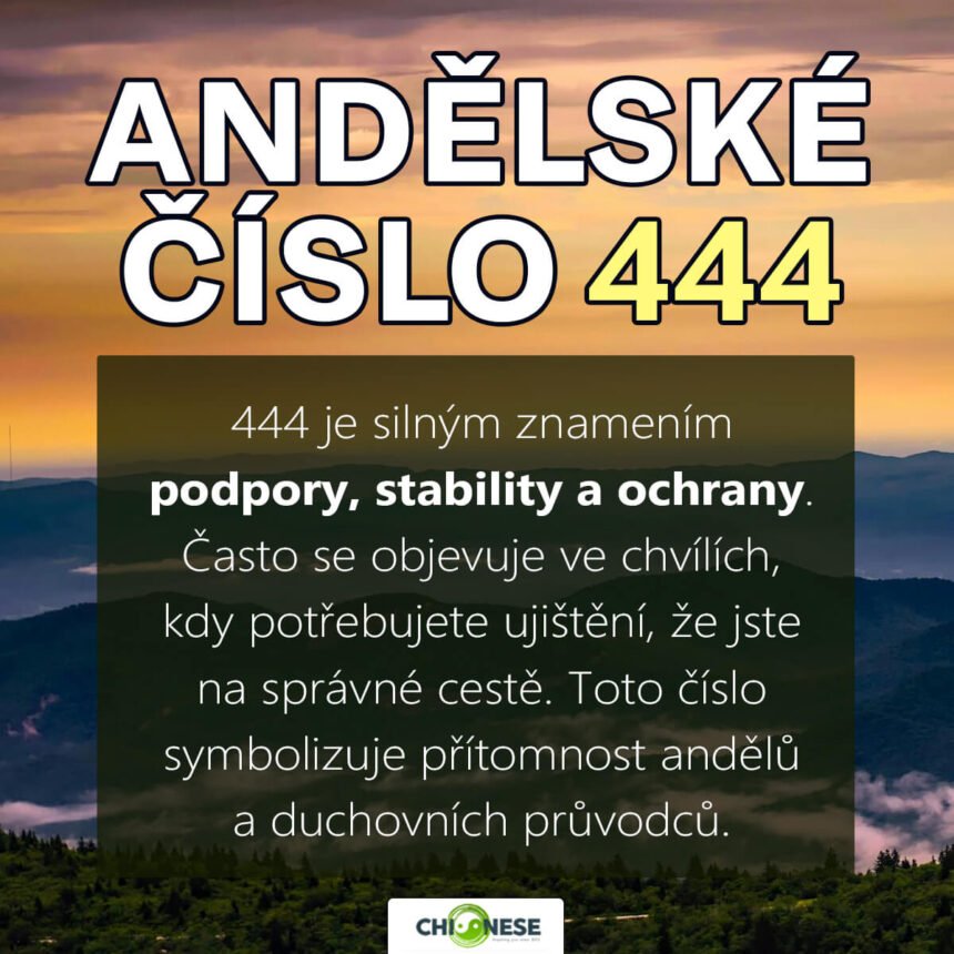 444 andělská čísla