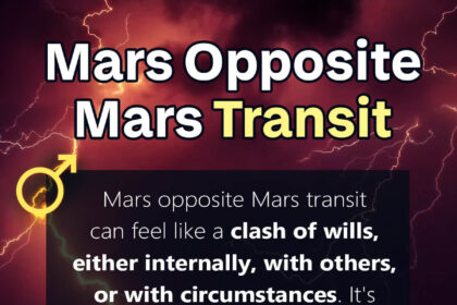 mars opposite mars transit
