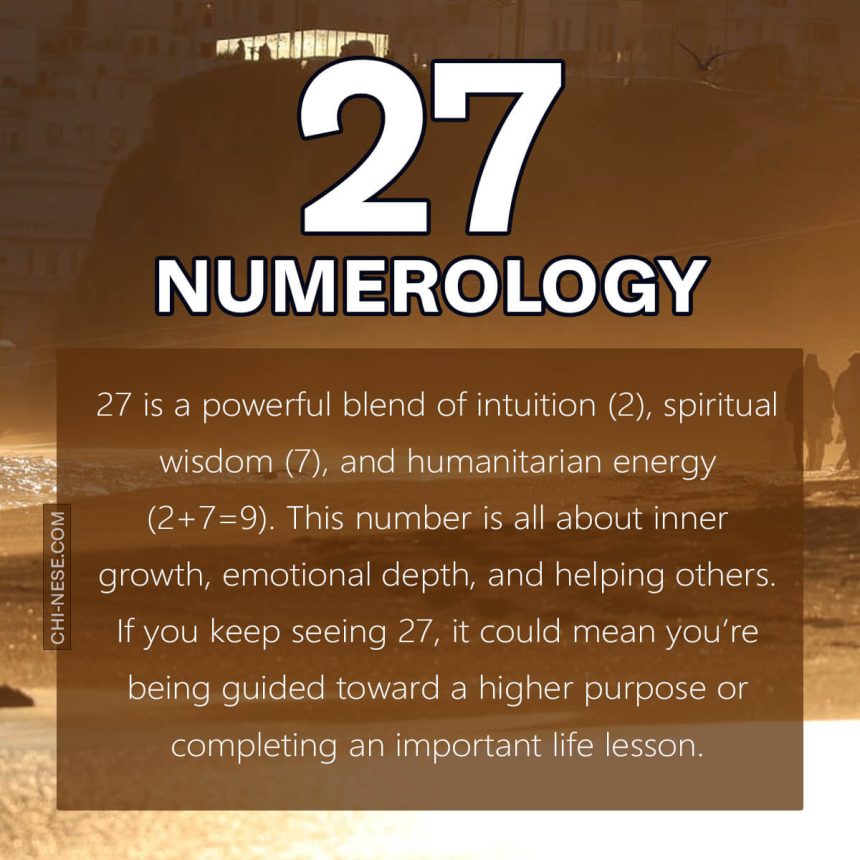 27 numerology