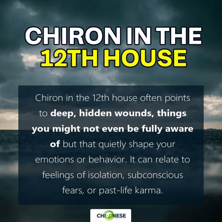chiron in the 12th house