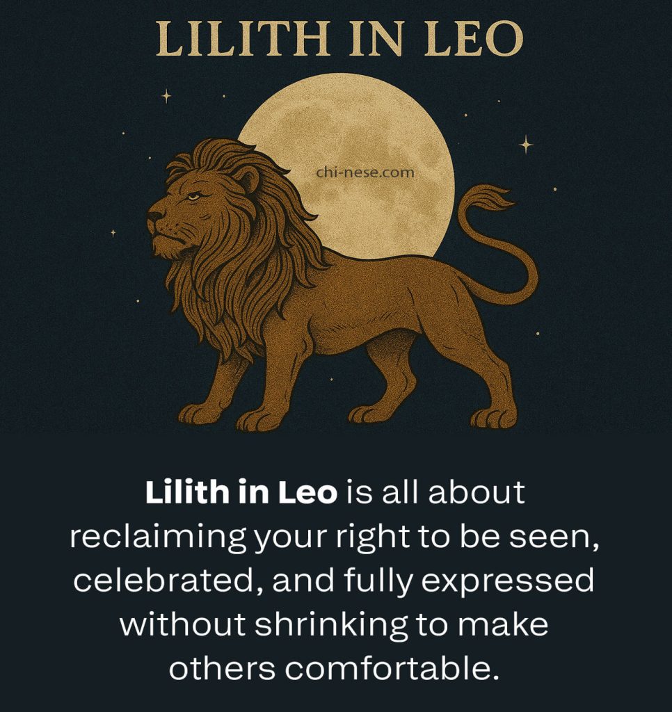 lilith in leo