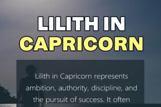 lilith in capricorn