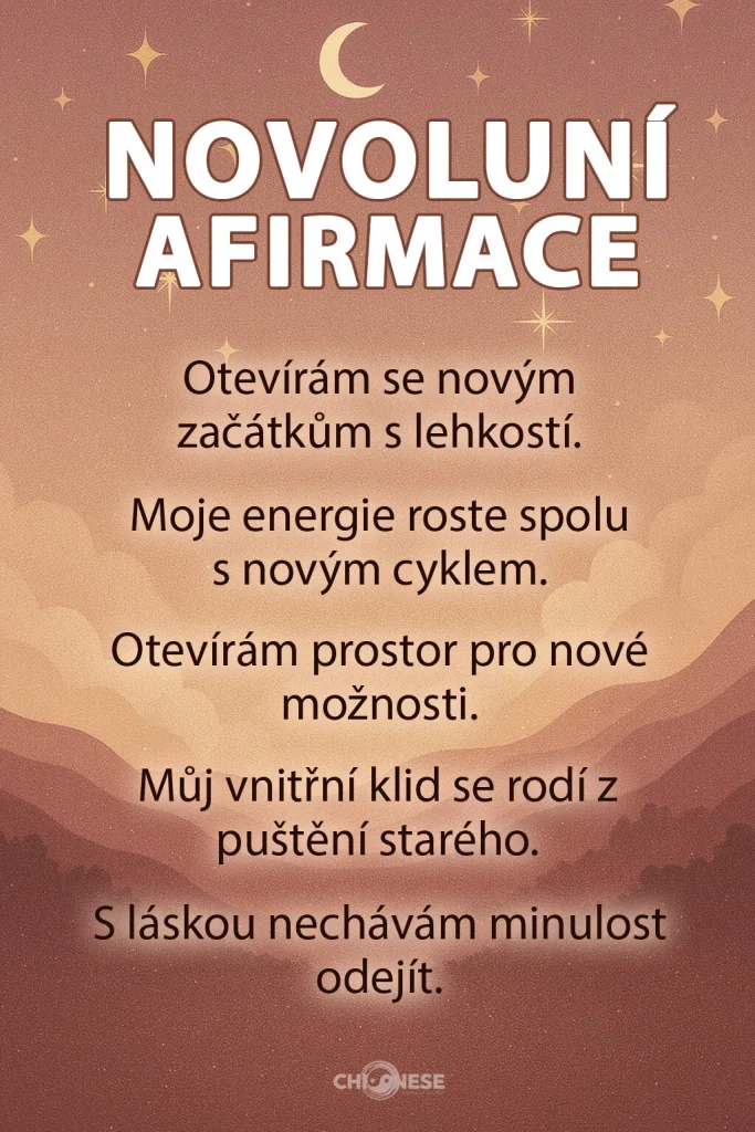 novoluní afirmace
