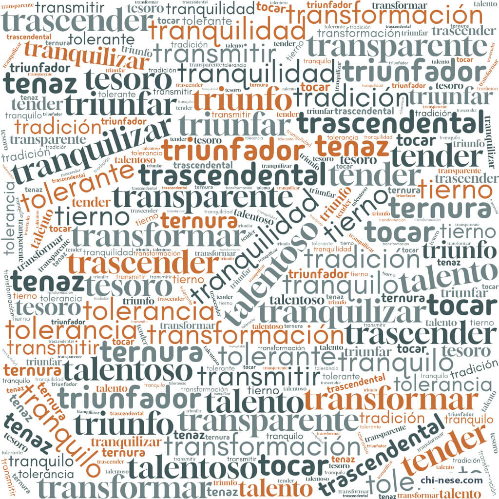 palabras positivas que empiezan por t
