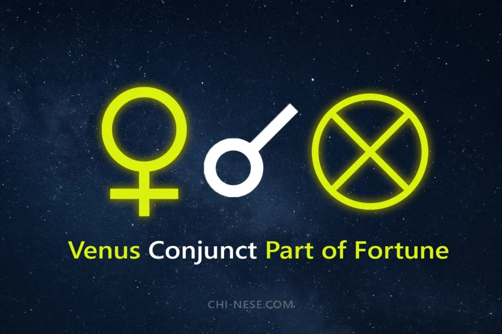 venus conjunct part of fortune