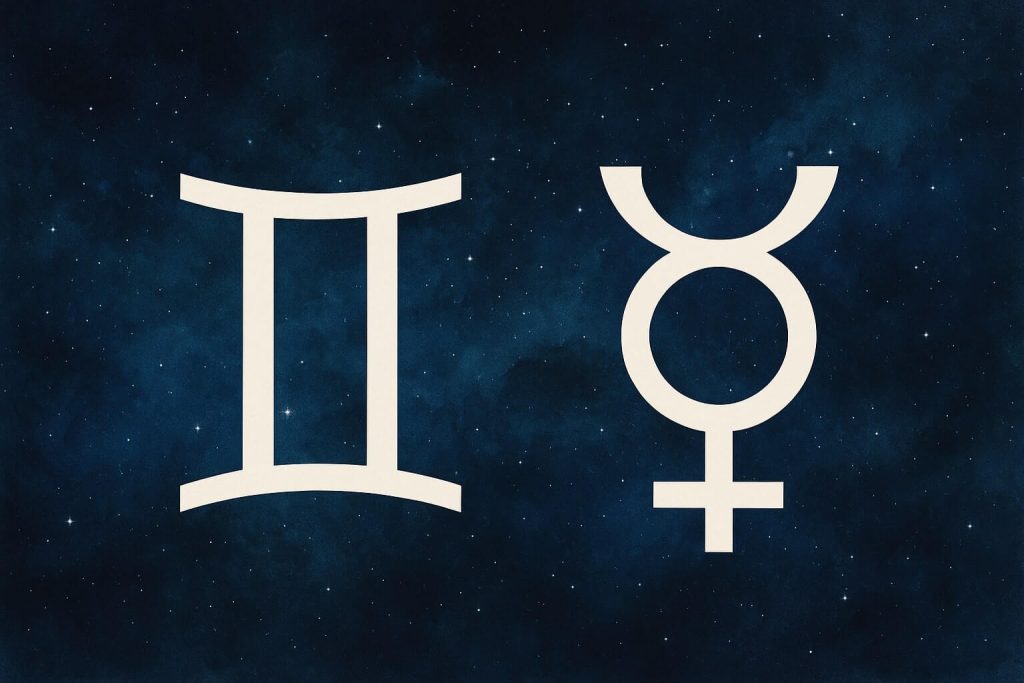 Progressed Mercury in Gemini