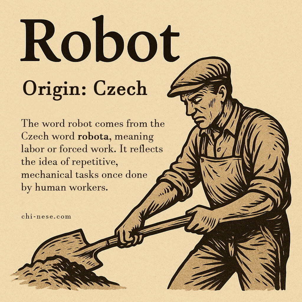 robot word origin