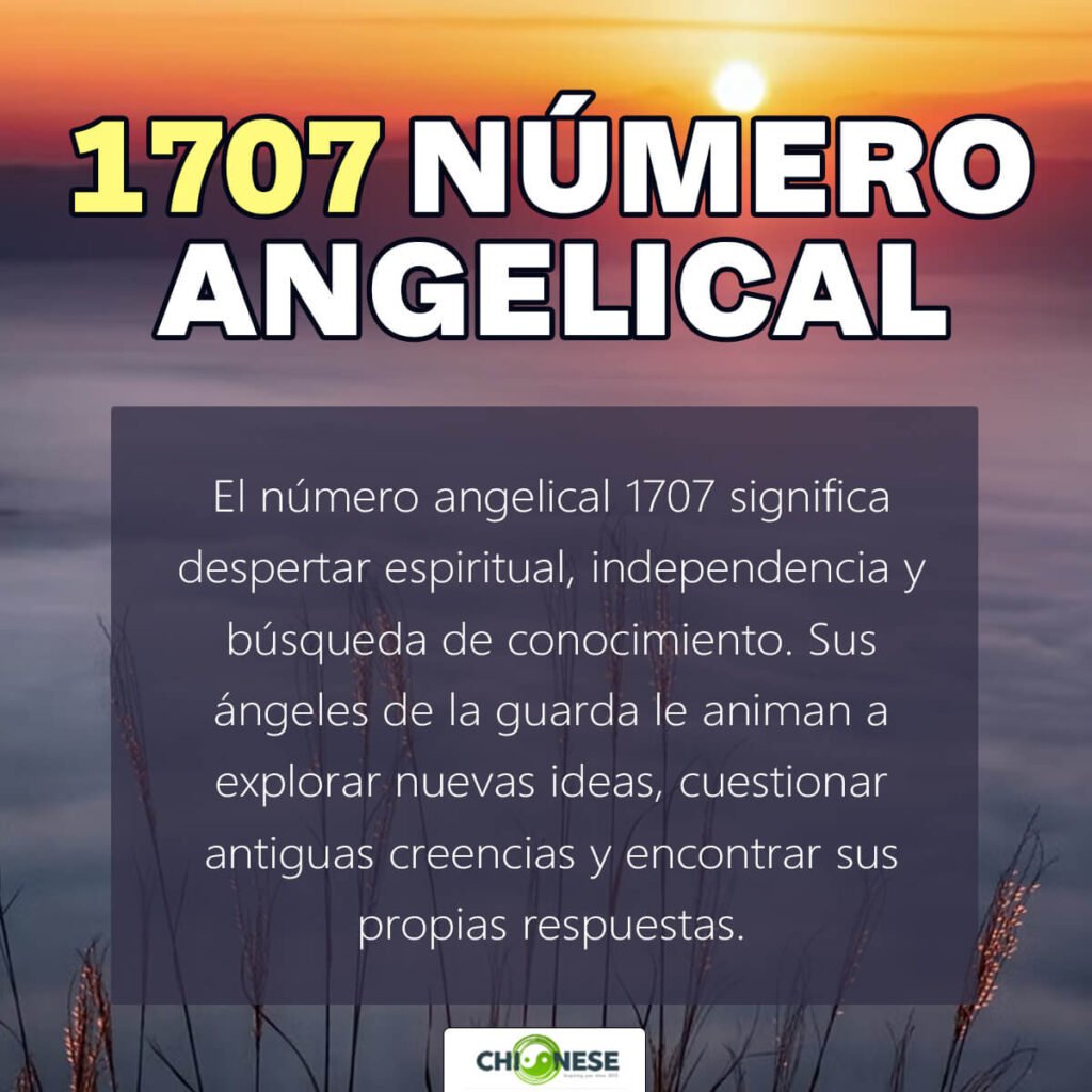 1707 significado espiritual