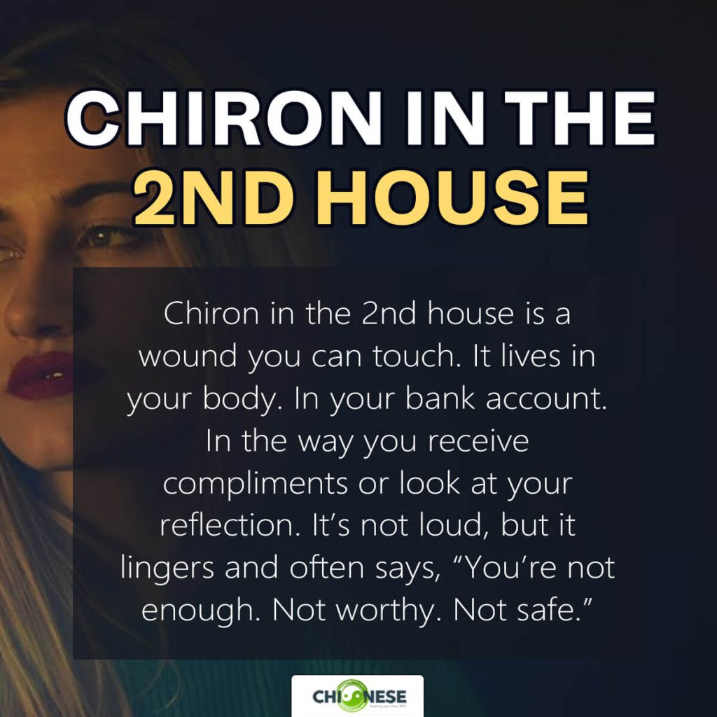 chiron in the 2nd house